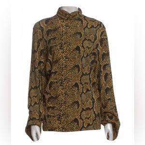 Old Celine Phoebe Philo snake print top